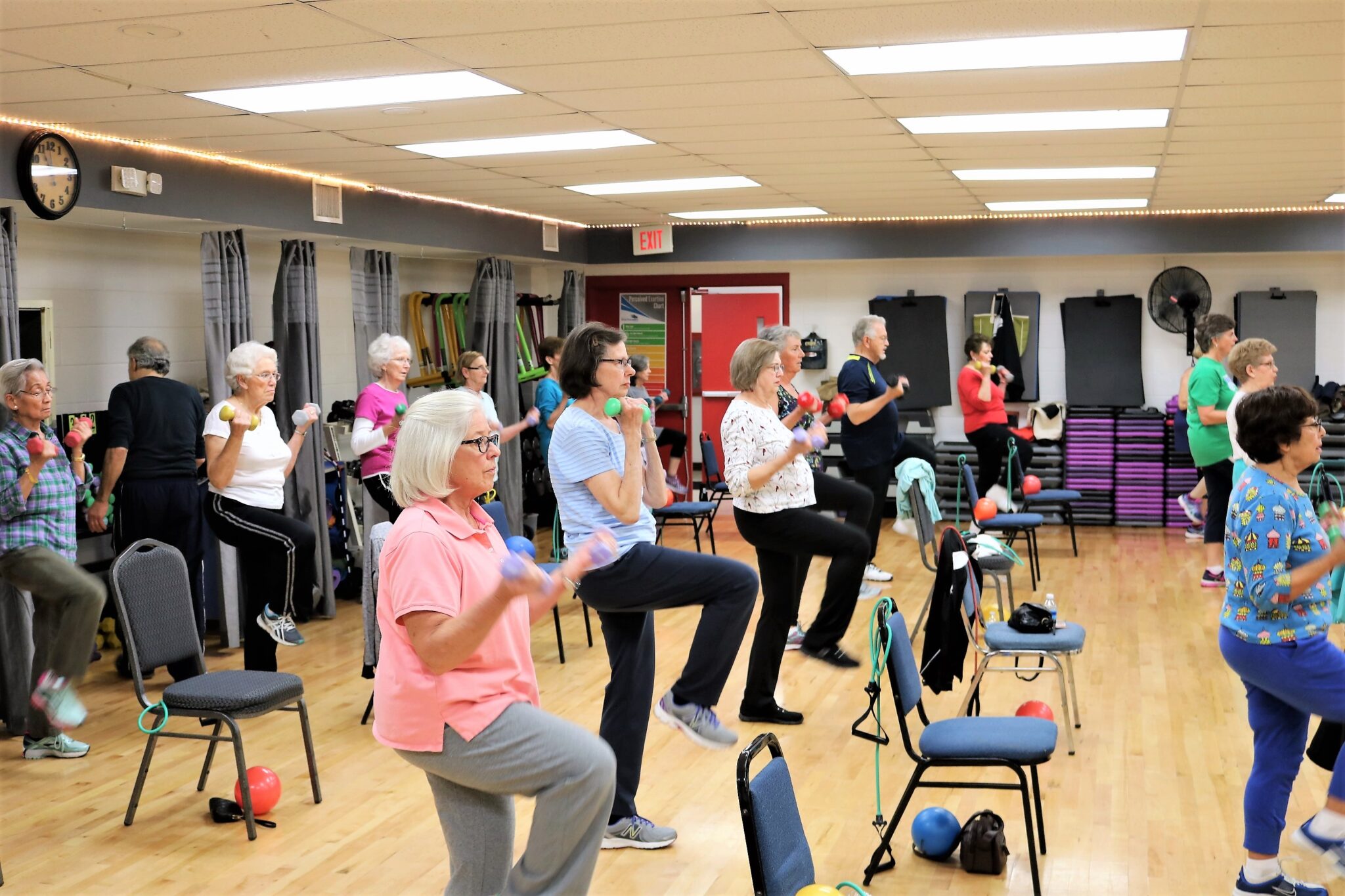 2 Circuit training YMCA Jan Easing Along